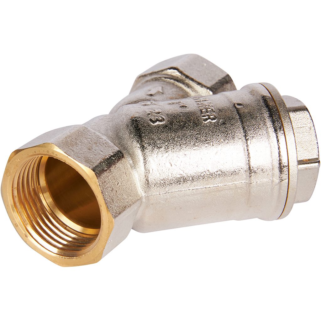 ROMMER 1" Фильтр грубой очистки косой 500 мкр.