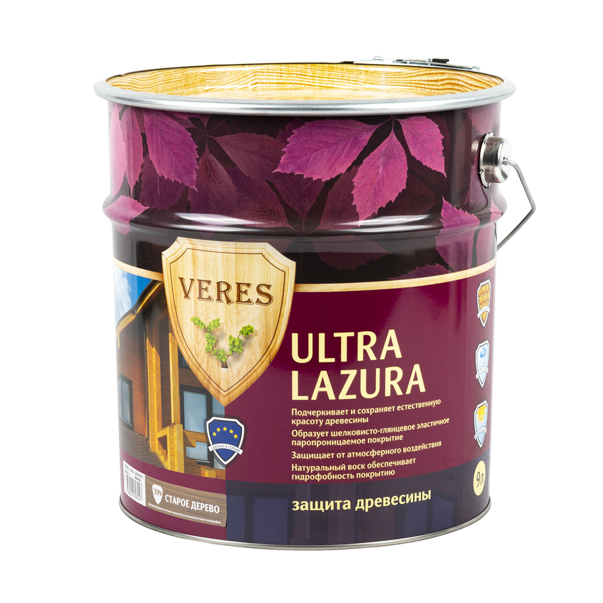 Верес ультра лазура №30 старая древесина  9 л (1) "veres"