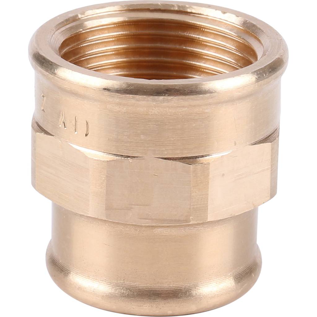 Муфта резьбовая (ВР) 3/8" x 1/4" бронза VIEGA (282103)