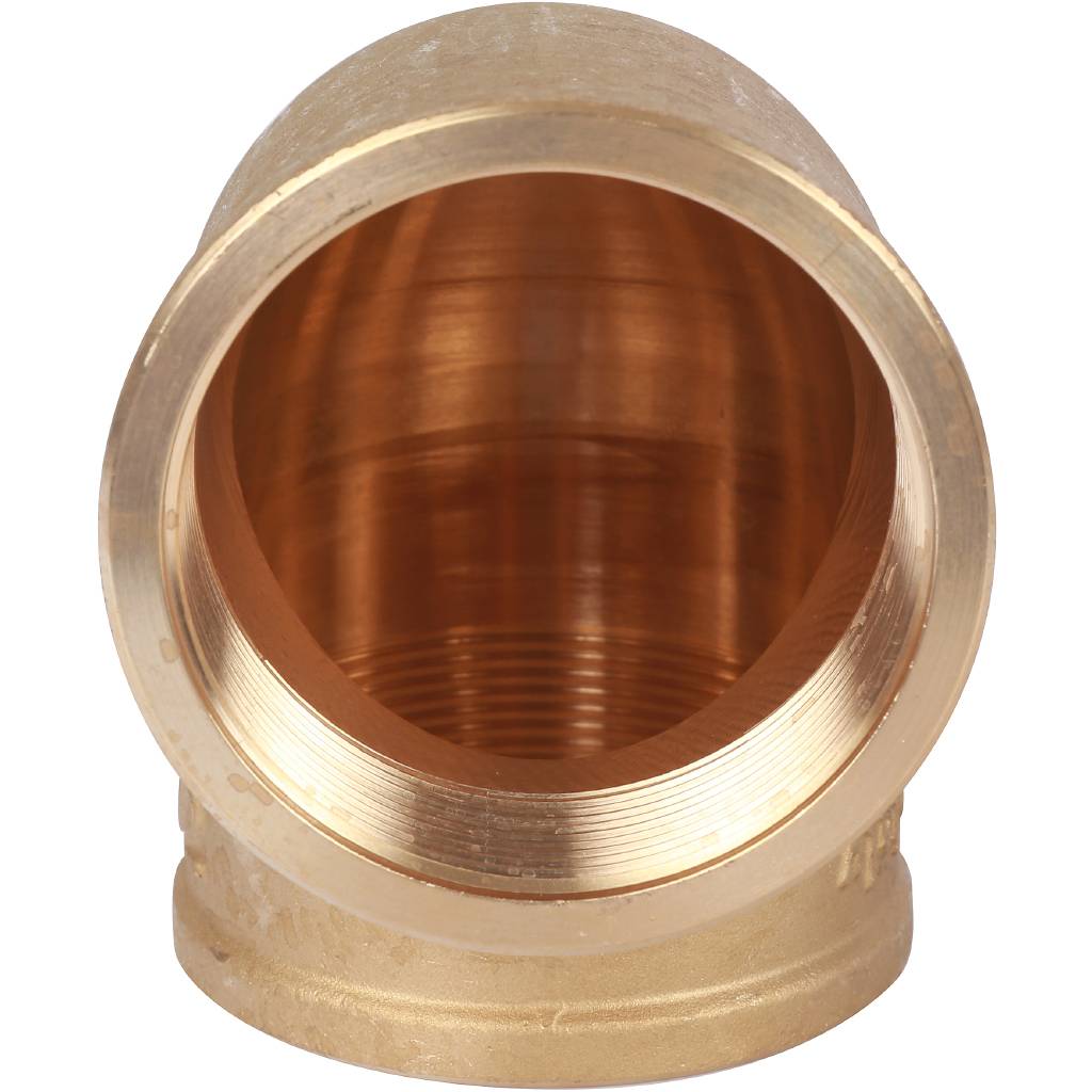 Угол резьбовой ВР 2"1/2 латунь STOUT