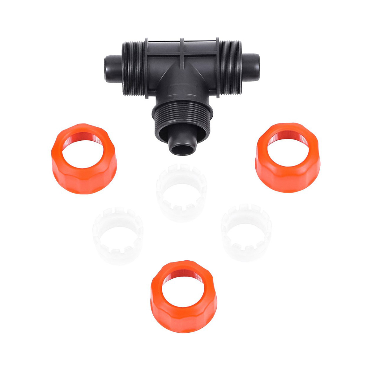 Тройник для соединения шлангов 3/4" цанговый "жук" (1/25/150)