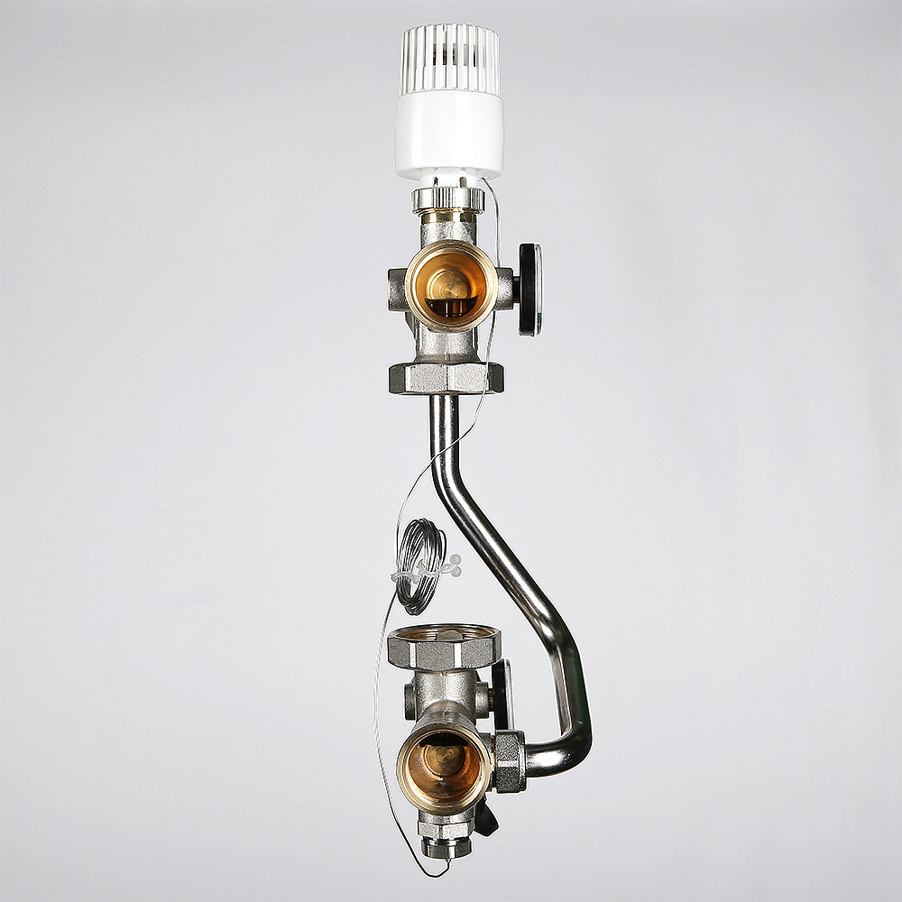 Насосно-смесительный узел 1" VALTEC TECHNOMIX 200 мм, 130 мм