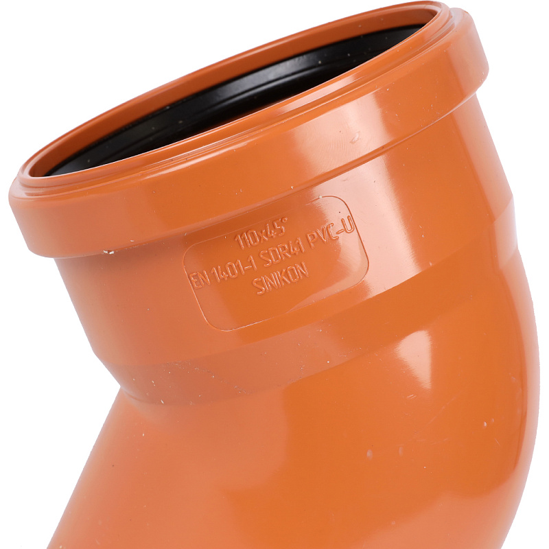 Отвод 45° для вн.канализации d=110 мм SINIKON