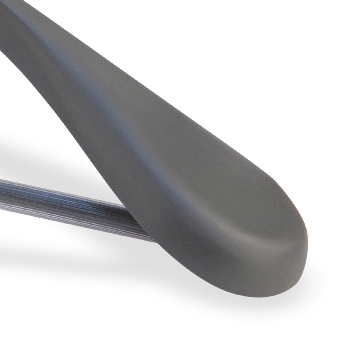 Вешалка для одежды дерев. "japanese black" с расшир. плечиками, серая (1/36) "valiant" jb-19708