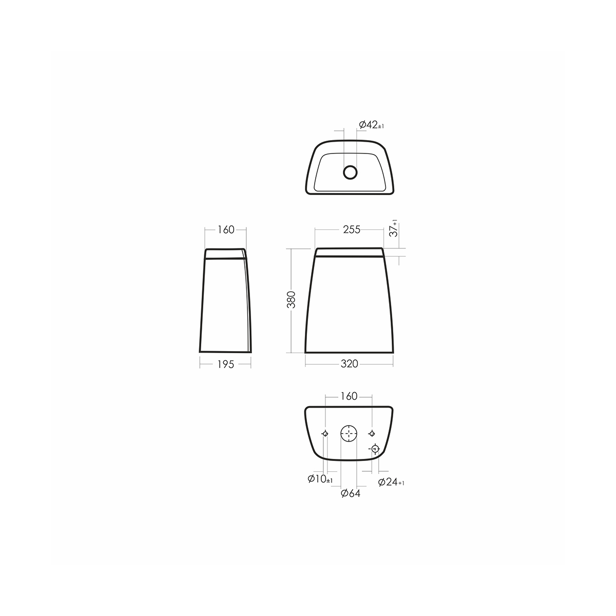 Унитаз напольный "кама" эконом белый "sanita" wc.cc/kama/1-p/wht.g/s1
