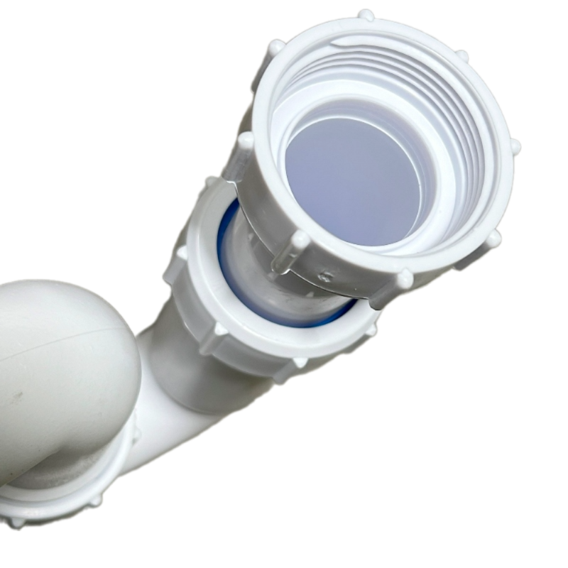 Сифон McALPINE трубный Р/S-образный 1 1/4" х 32 мм без выпуска c отв. трубой 32 мм, выход 40 мм