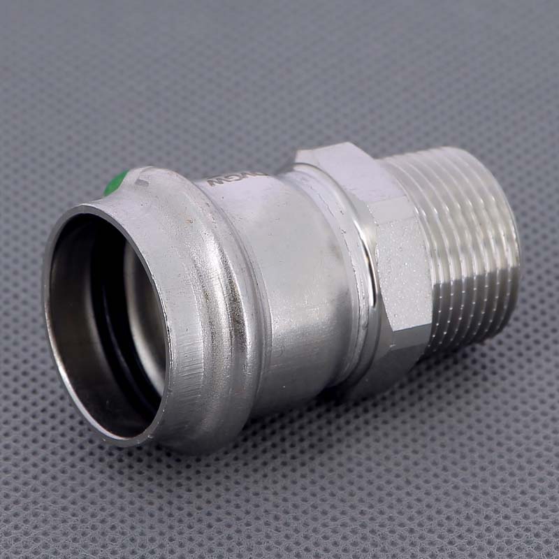 Муфта пресс-Н 28х3/4" нержавеющая сталь Sanpress Inox VIEGA