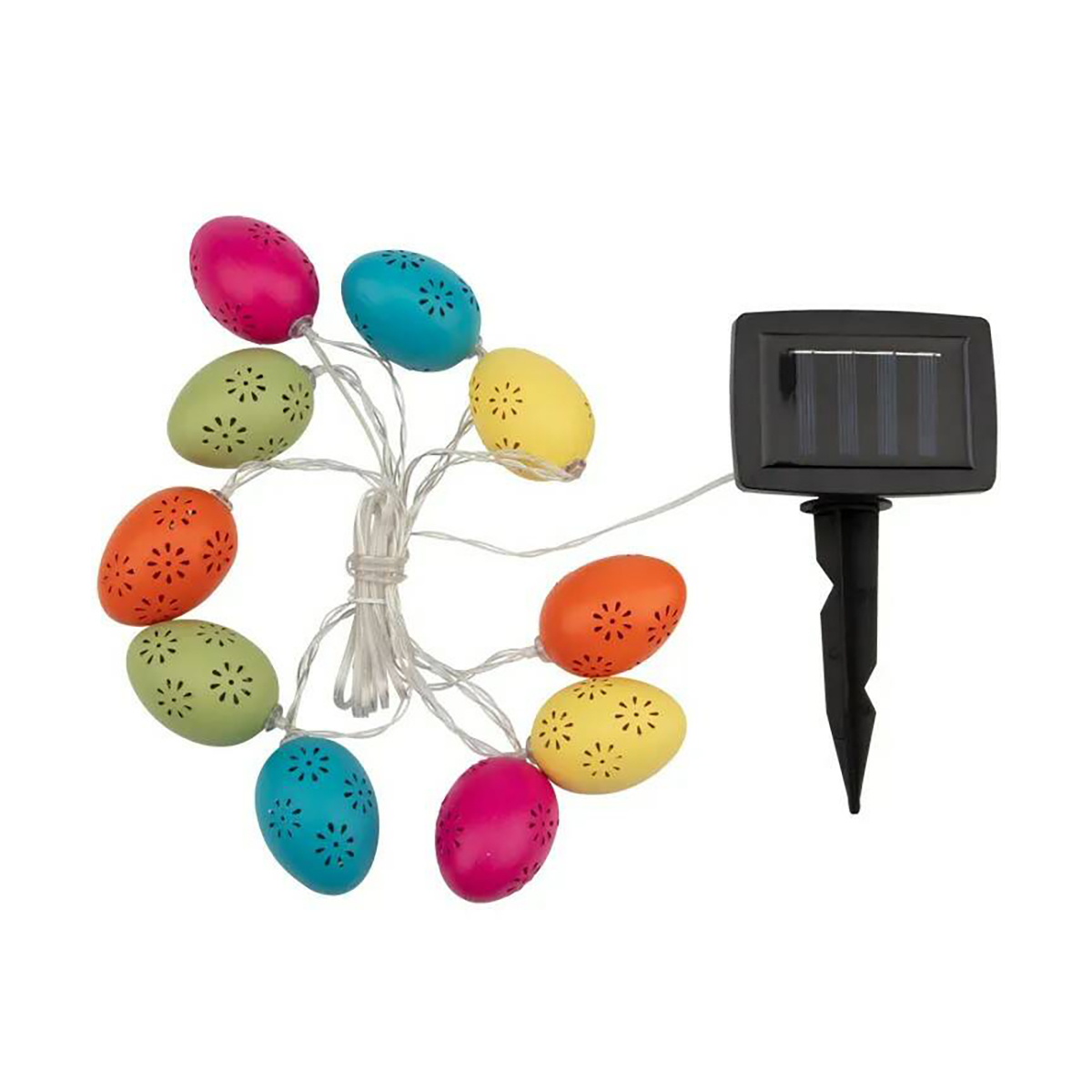 Гирлянда садовая (led) "эклектика" ip65  4 м, солнеч. батарея (1/12) "lamper" 602-268