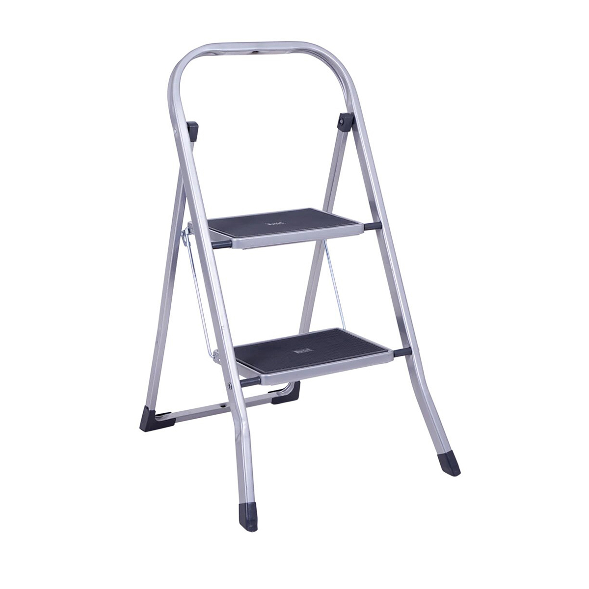 Стремянка стальная Eurogold SuperMax, 2 ступени, резиновая накладка, 0,91 м