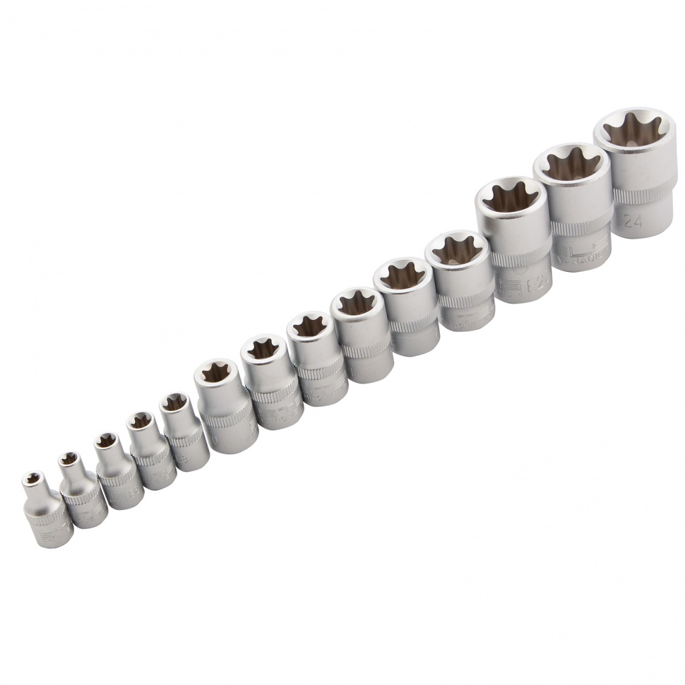 Набор инструмента, 1/4, 3/8, 1/2, Cr-V, S2, усиленный кейс, 216 предметов Stels (14115)