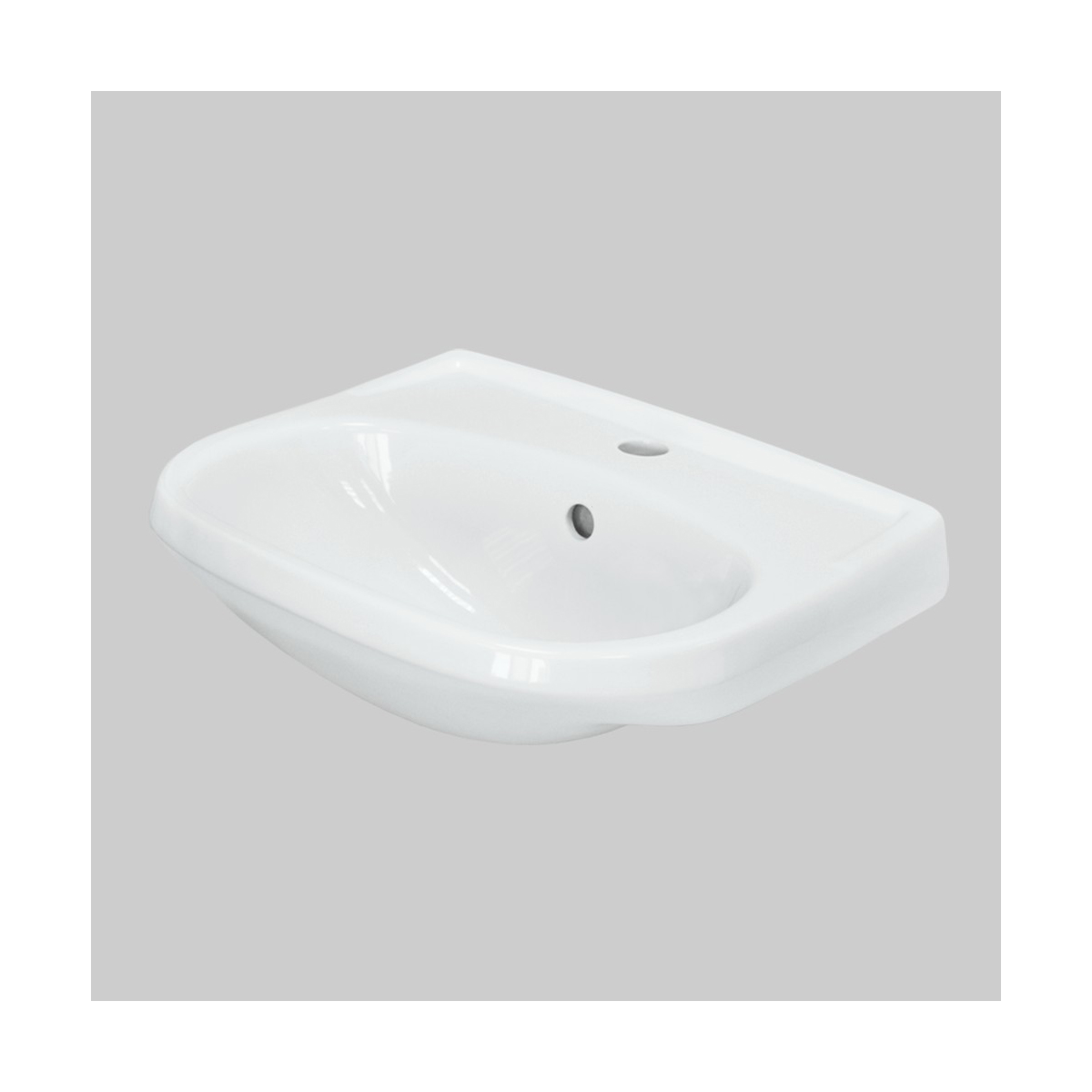 Раковина "комфорт" уп белая "sanita" wb.pd/comfort/50-c/wht.g/s1