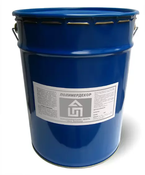 КРАСБЫТ ПОЛИМЕР-Эмаль полиуретановая для пола, желтый (25кг)