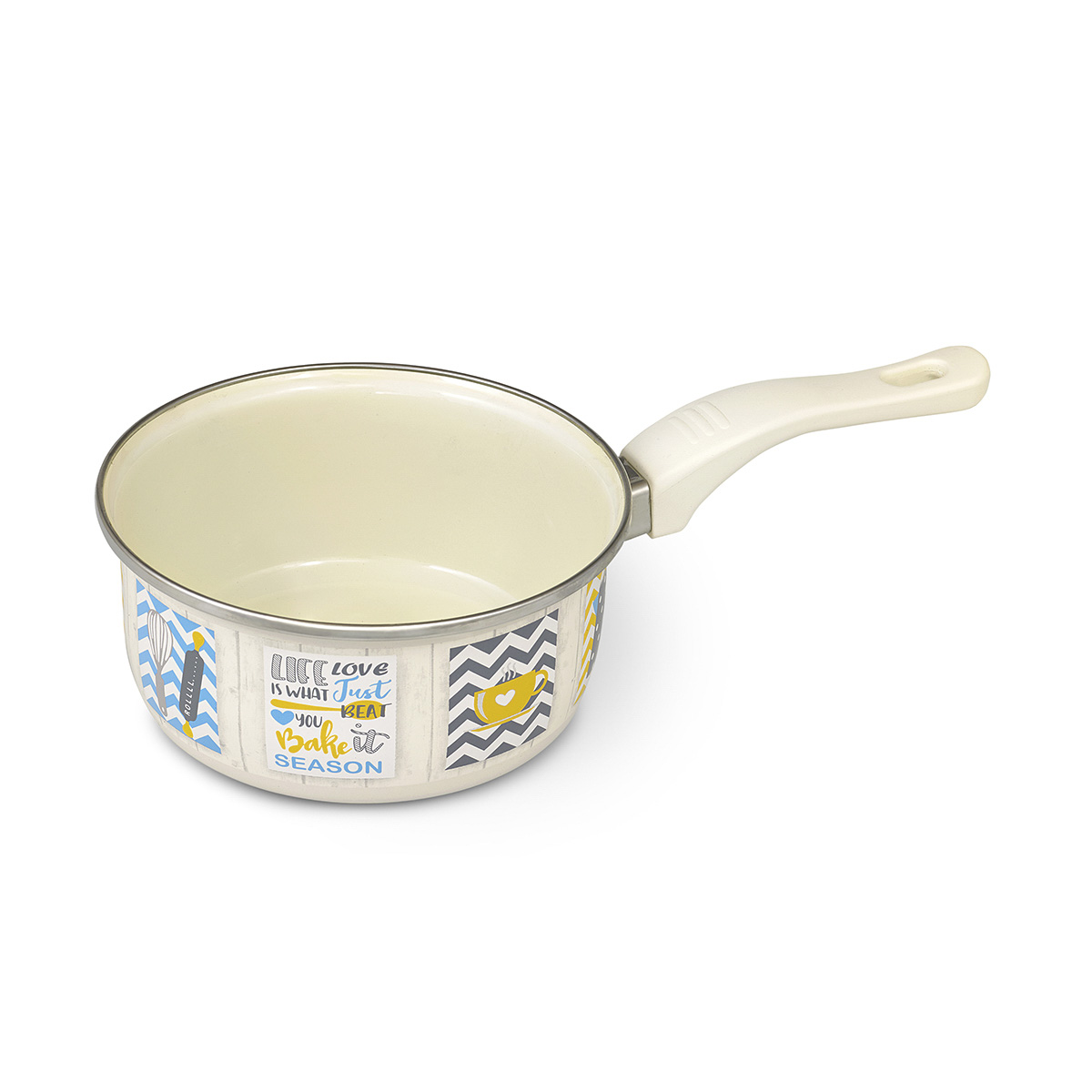 Ковш эмалиров. "кантри" 1,5 л, 16 см (1/6) "metrot"