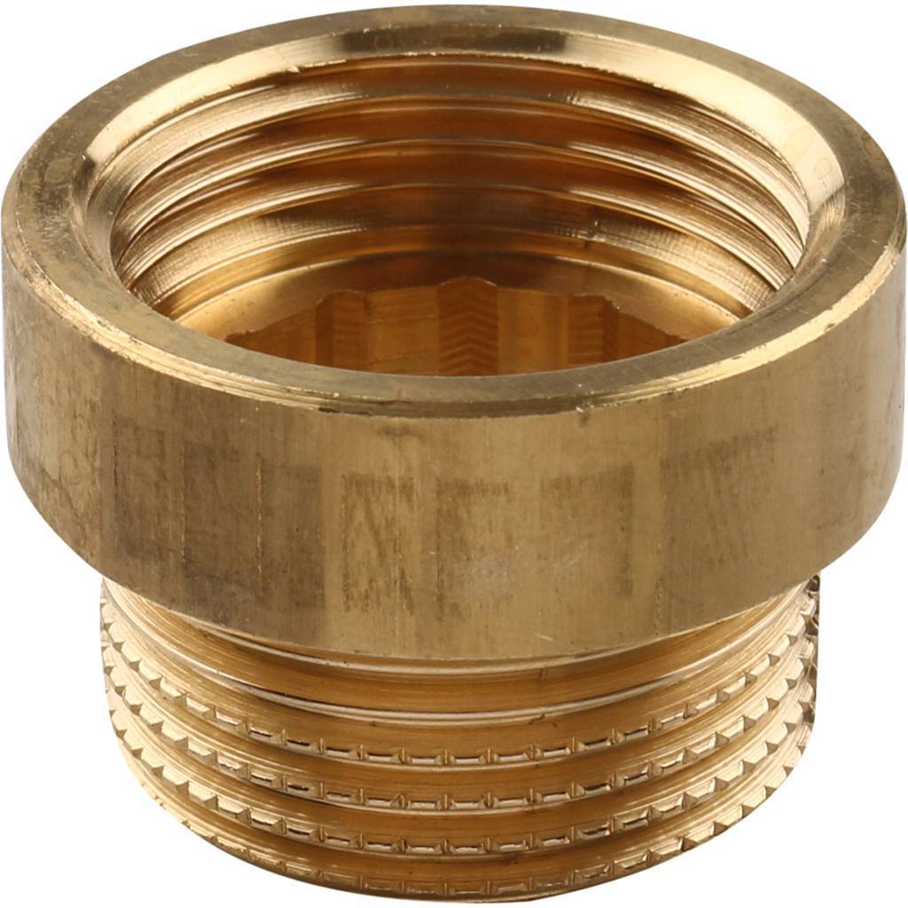 Удлинитель резьбовой 1/2" x 10 мм НР-ВР латунь TIEMME
