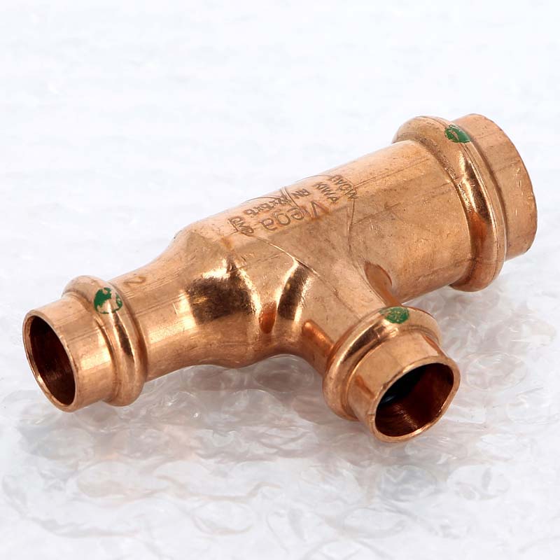 Тройник пресс медный Profipress VIEGA 22х15х15