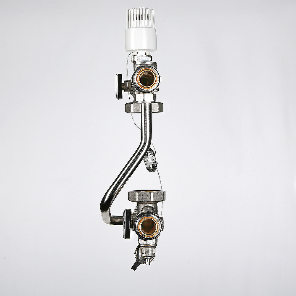 Насосно-смесительный узел 1" VALTEC TECHNOMIX 200 мм, 130 мм