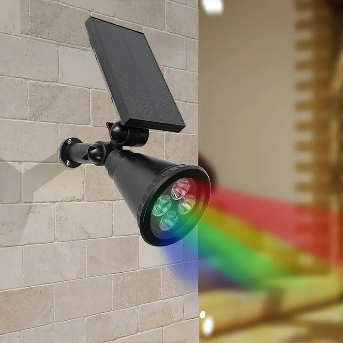 Прожектор светодиодный "new age" 5 вт 300 лм на солнеч. батарее (1/50) "lamper" 602-237