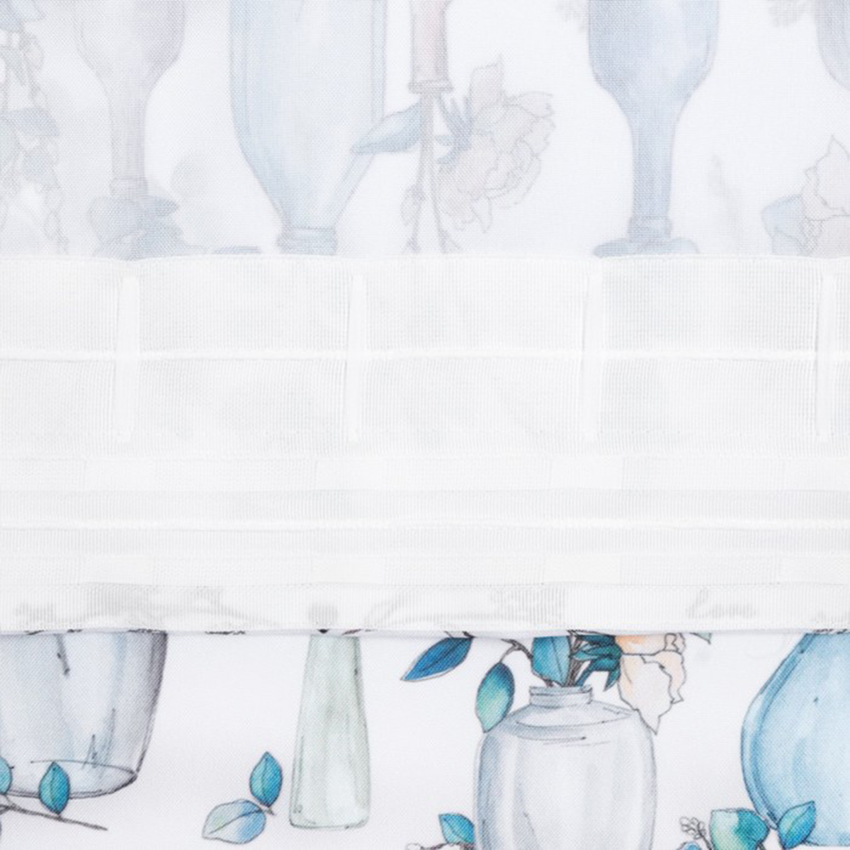 Шторы для кухни "flower mood" 145*180 см компл. 2 шт. с подхватами (1) "этель" 7183002