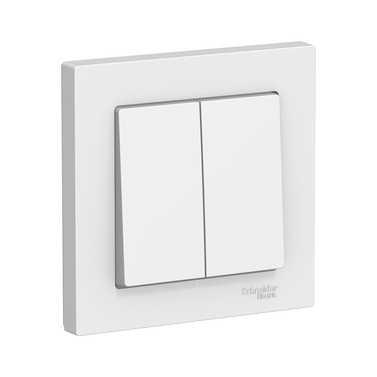 Выключатель "atlasdesign" 2-х кл. 10а, белый (1/15/90) "schneider"