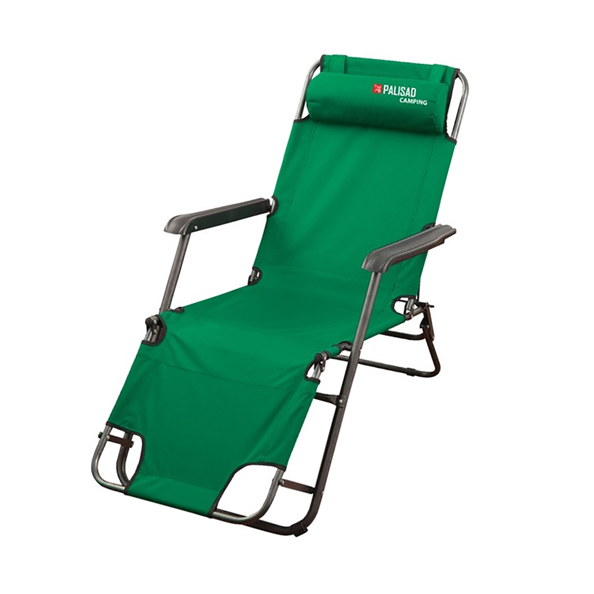 Кресло-шезлонг складное "camping" 156 х 60 х 82 см, 2-х позиционное (1/4) "palisad"