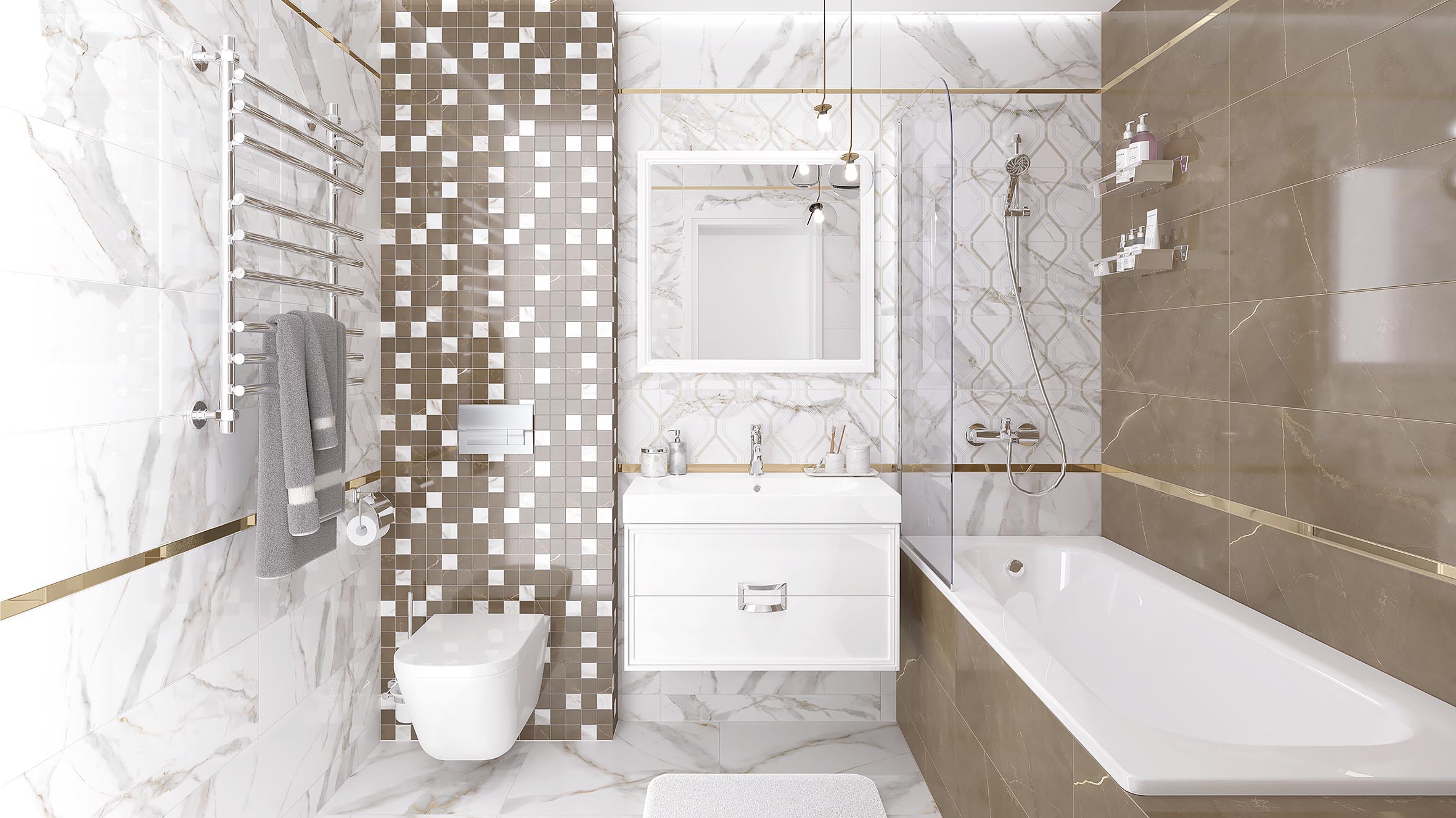 Beryl белый 25x75