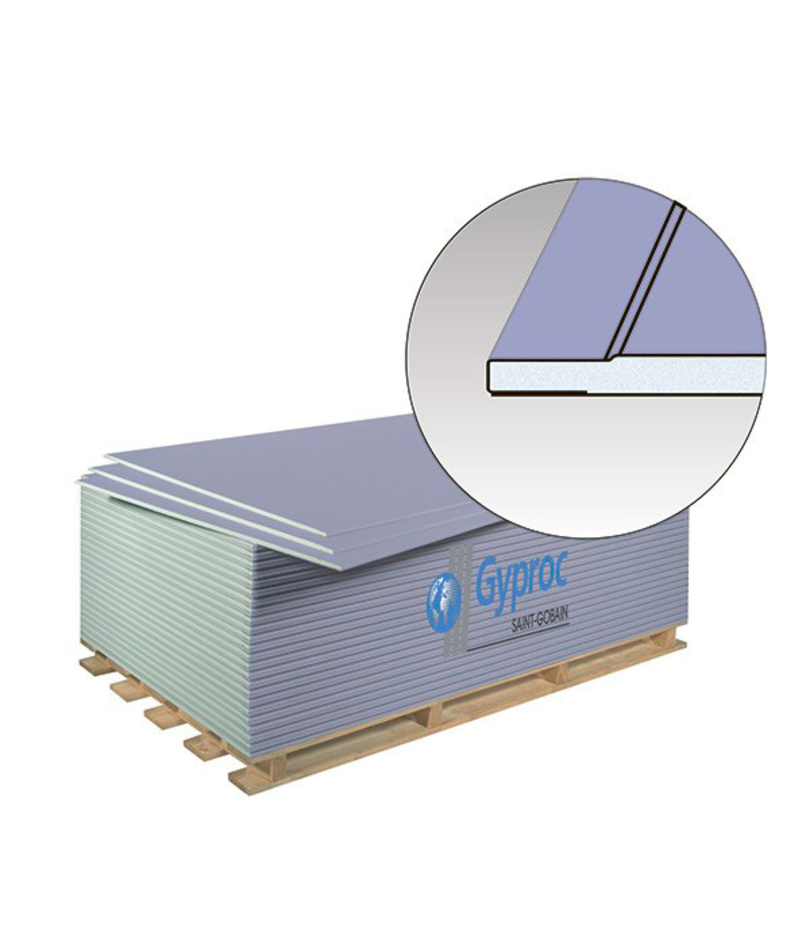 Гипсокартон ГКЛВ Gyproc Аква Лайт 2500х1200х12,5 мм для стен влагостойкий