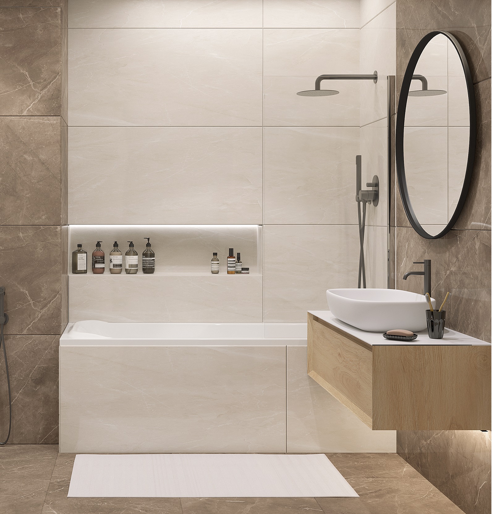 Elegant armani choco керамогранит полированный 60x60