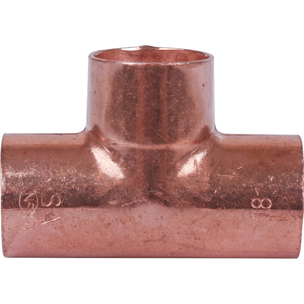 Тройник 18 мм медный равнопроходной под пайку SANHA 1513018