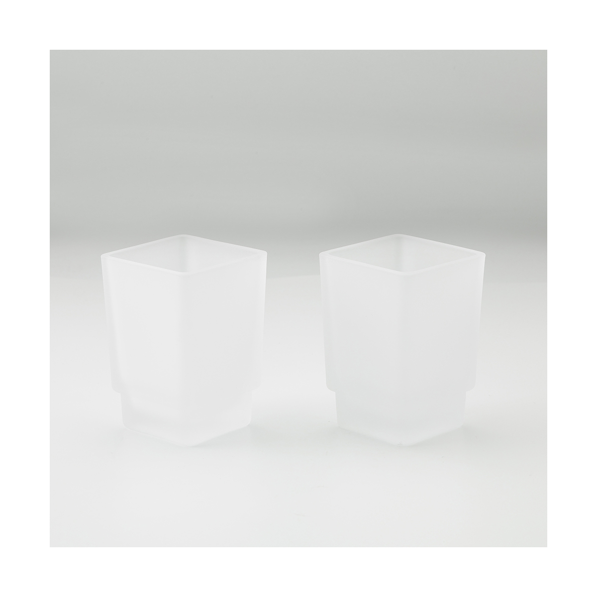 Стаканы для ванной комнаты 2 шт. с держателем g0708-6, черный (1/16) "gappo"