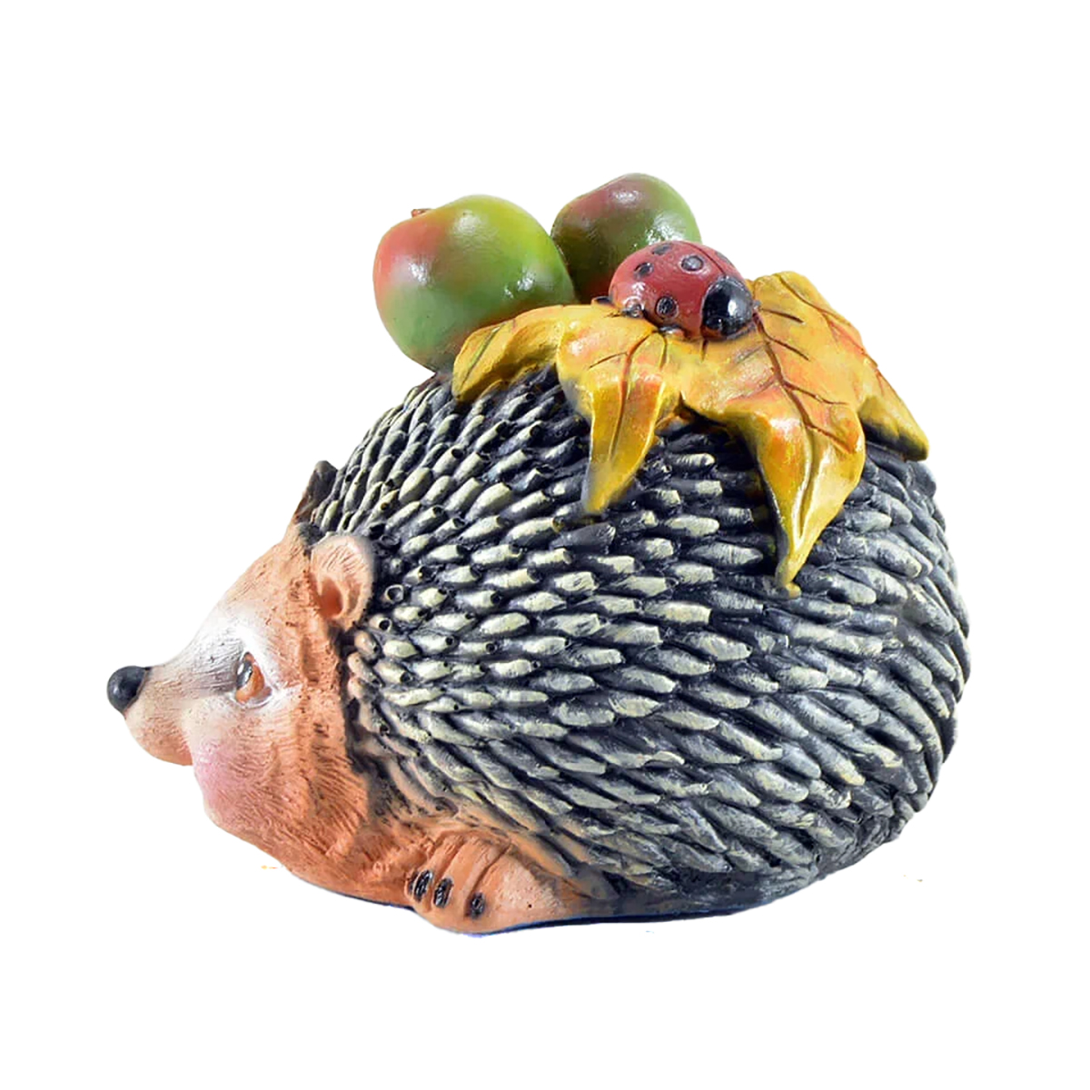 Фигурка садовая "ежик с 2-мя яблоками" (1/10) "сказка" jng422