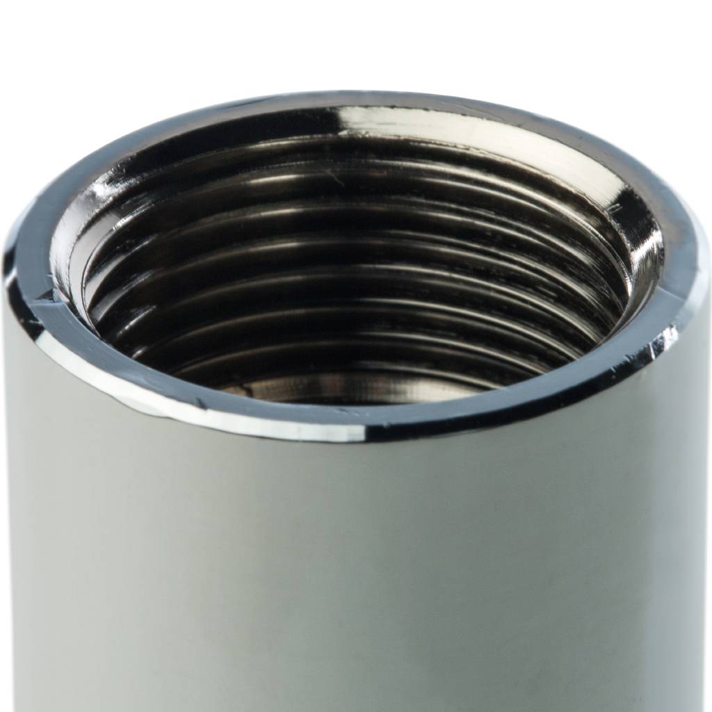 Удлинитель резьбовой ВН 3/4" x 80 мм хром STOUT