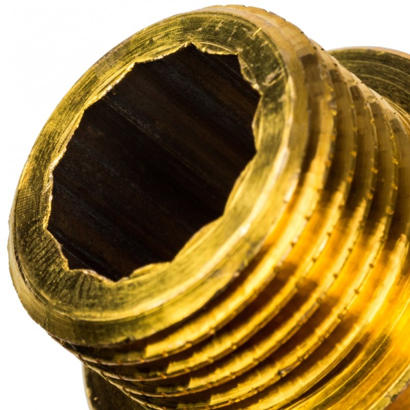 Удлинитель резьбовой ВН 1/2" x 25 мм латунь STOUT