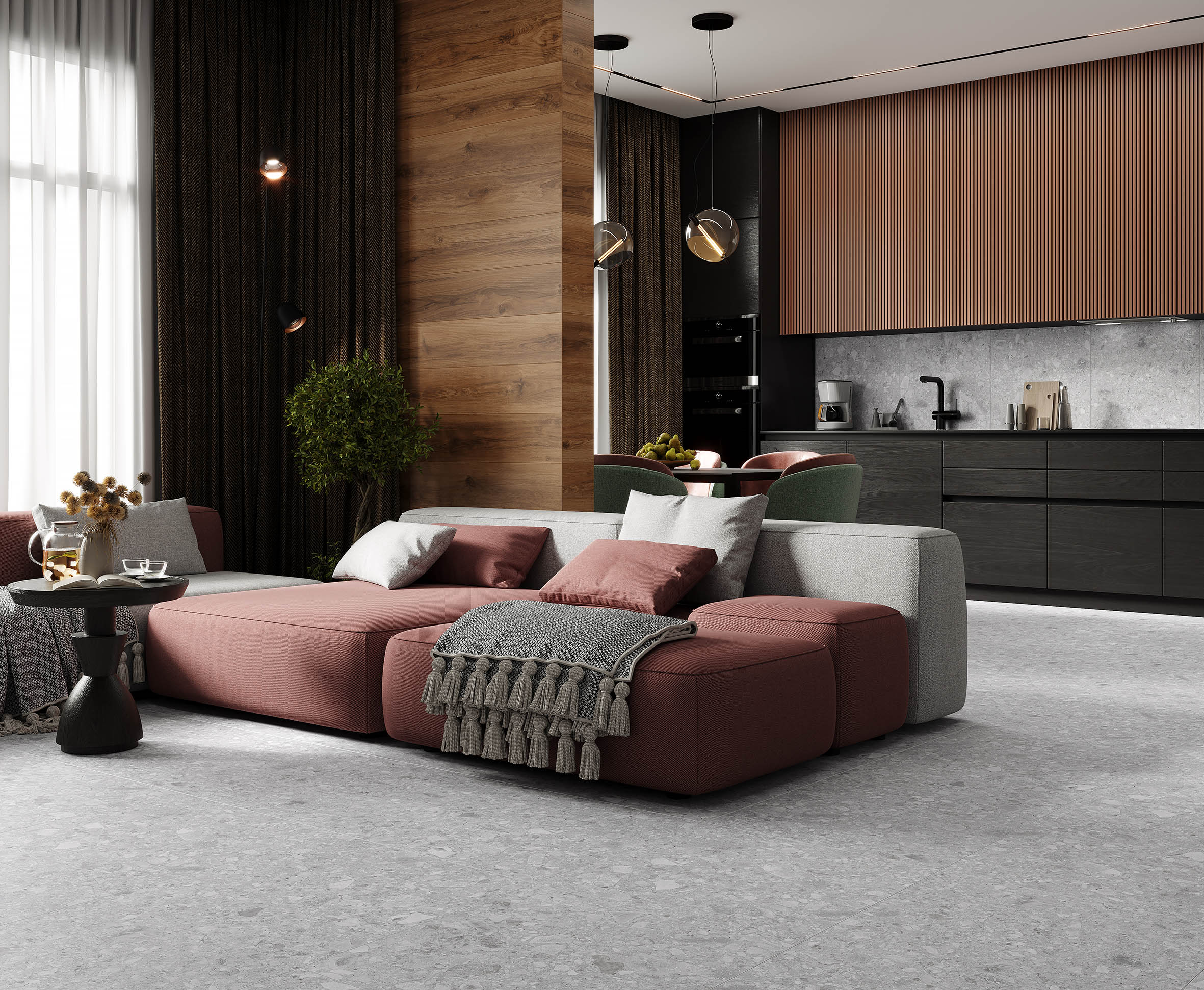 Matrix керамогранит светло-серый 59,70x119,70