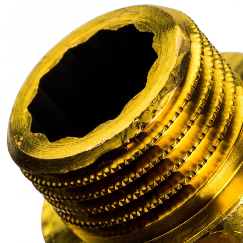 Удлинитель резьбовой ВН 1/2" x 50 мм латунь STOUT