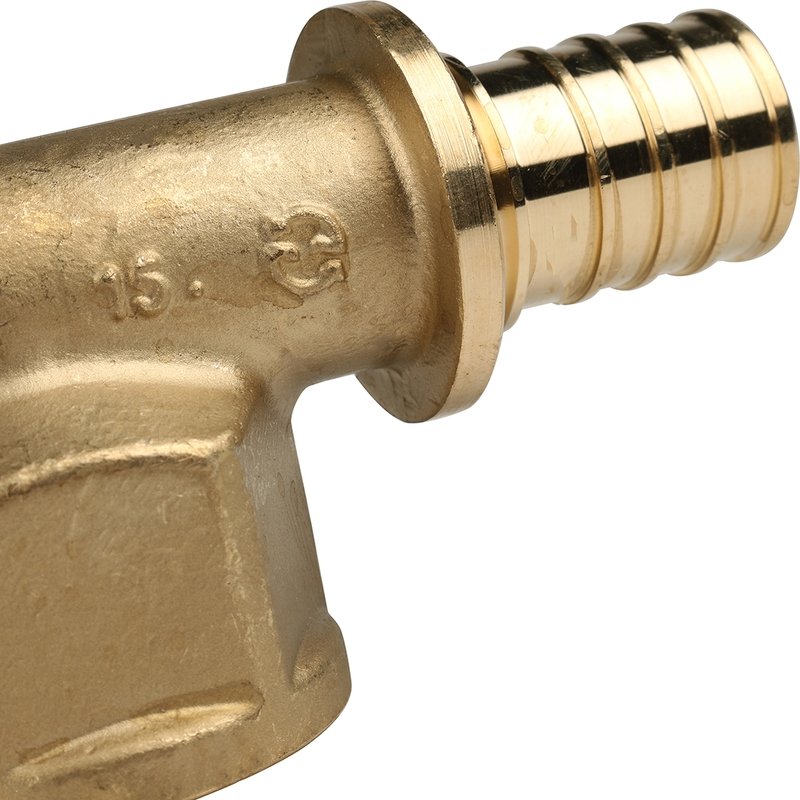 Угол переходной 25 x 1" ВР аксиальный для труб PE-X STOUT