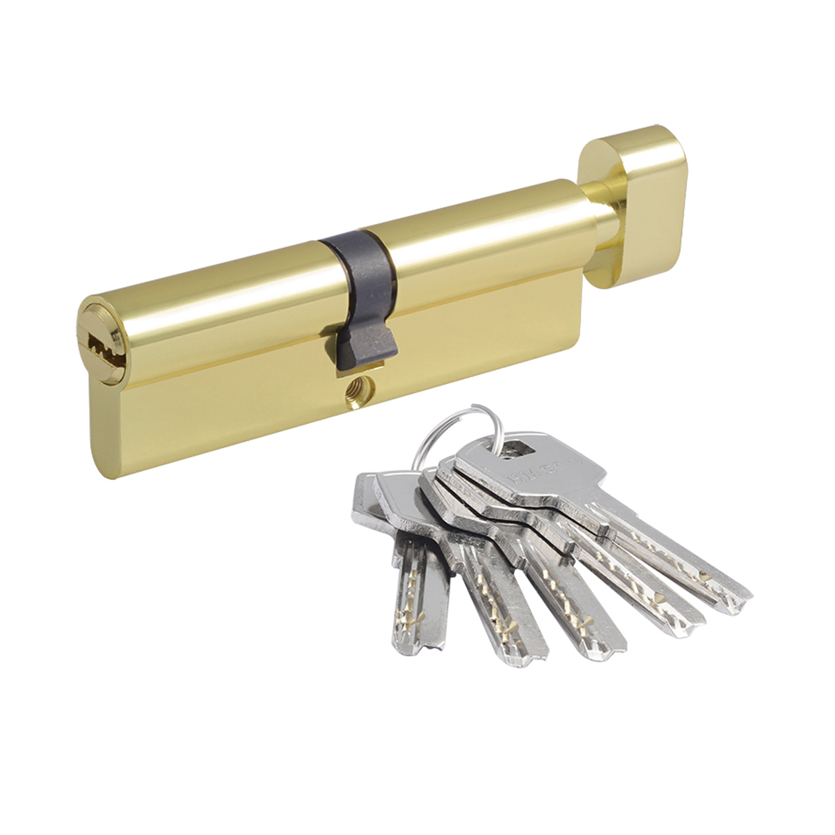 Цилиндров. механизм есо-std z лпв-100 (50-50) (ключ/вертушка) золото (1/10/80) "нора-м"