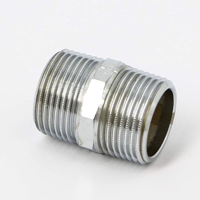 Ниппель резьбовой (НР) 1" бронза хромированная VIEGA (447922)