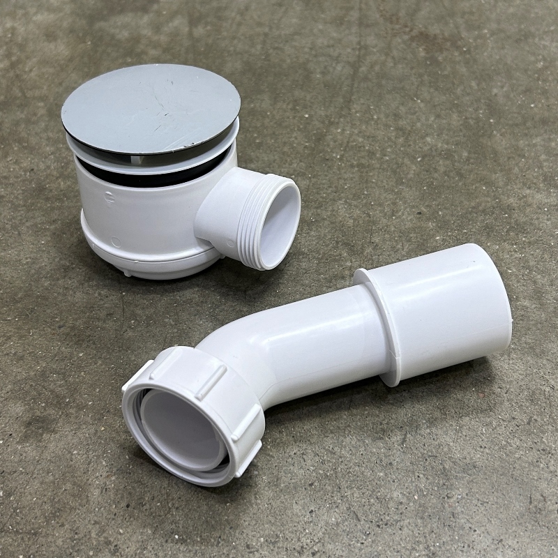 Сифон McALPINE бутылочный для поддона слив 50-75 мм, высота 65 мм, выход 40/50 мм, хром