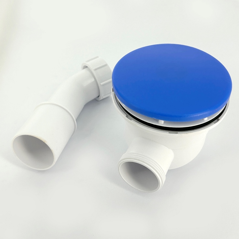 Сифон McALPINE бутылочный для поддона слив 90-100 мм с пласт. выпуском, L 82 мм, выход 40/50 мм,хром