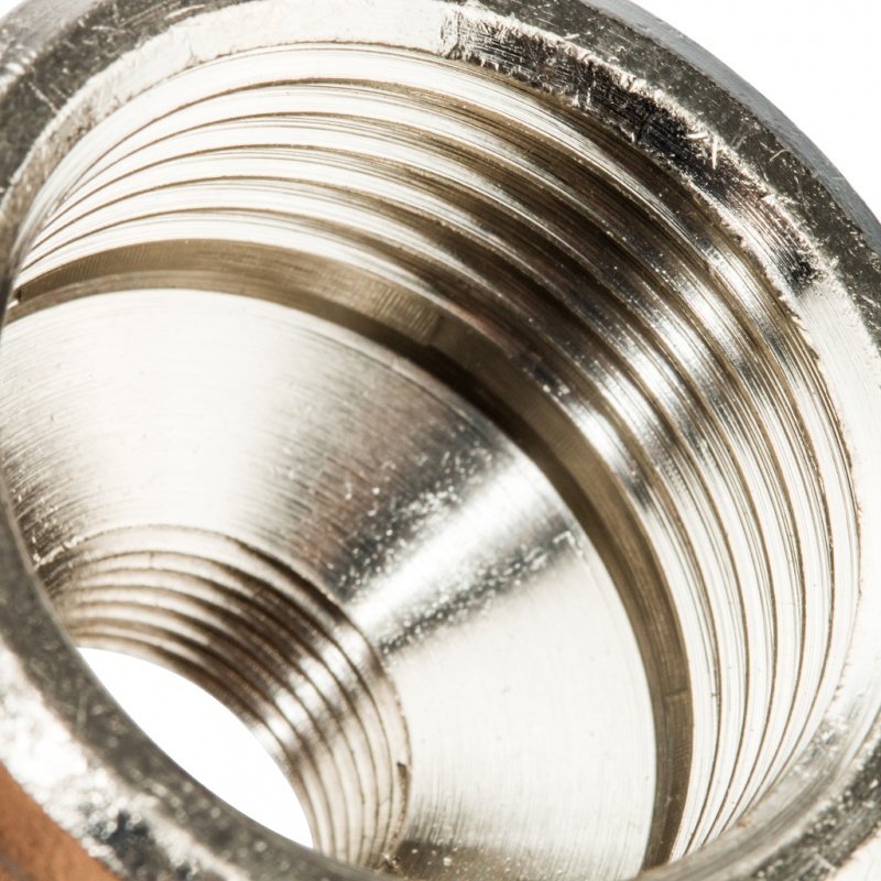 Муфта резьбовая переходная 1" x 3/8" ВР никель STOUT