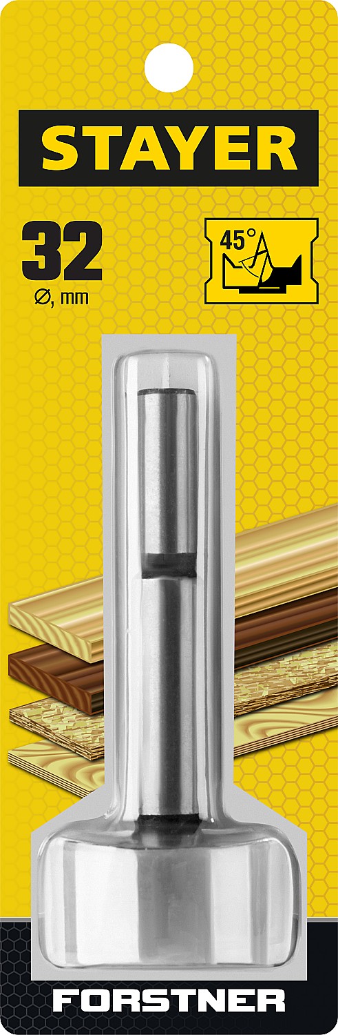 STAYER Forstner, 32 мм, ДСП, cверло форстнера по дереву (29985-32)