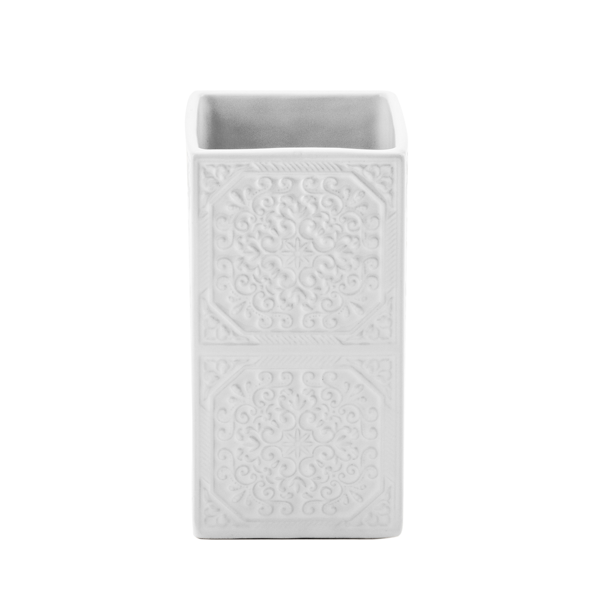 Стакан для ванной комнаты "venice" керамика (белый) (1/36) "swensa" swtk-6010-c