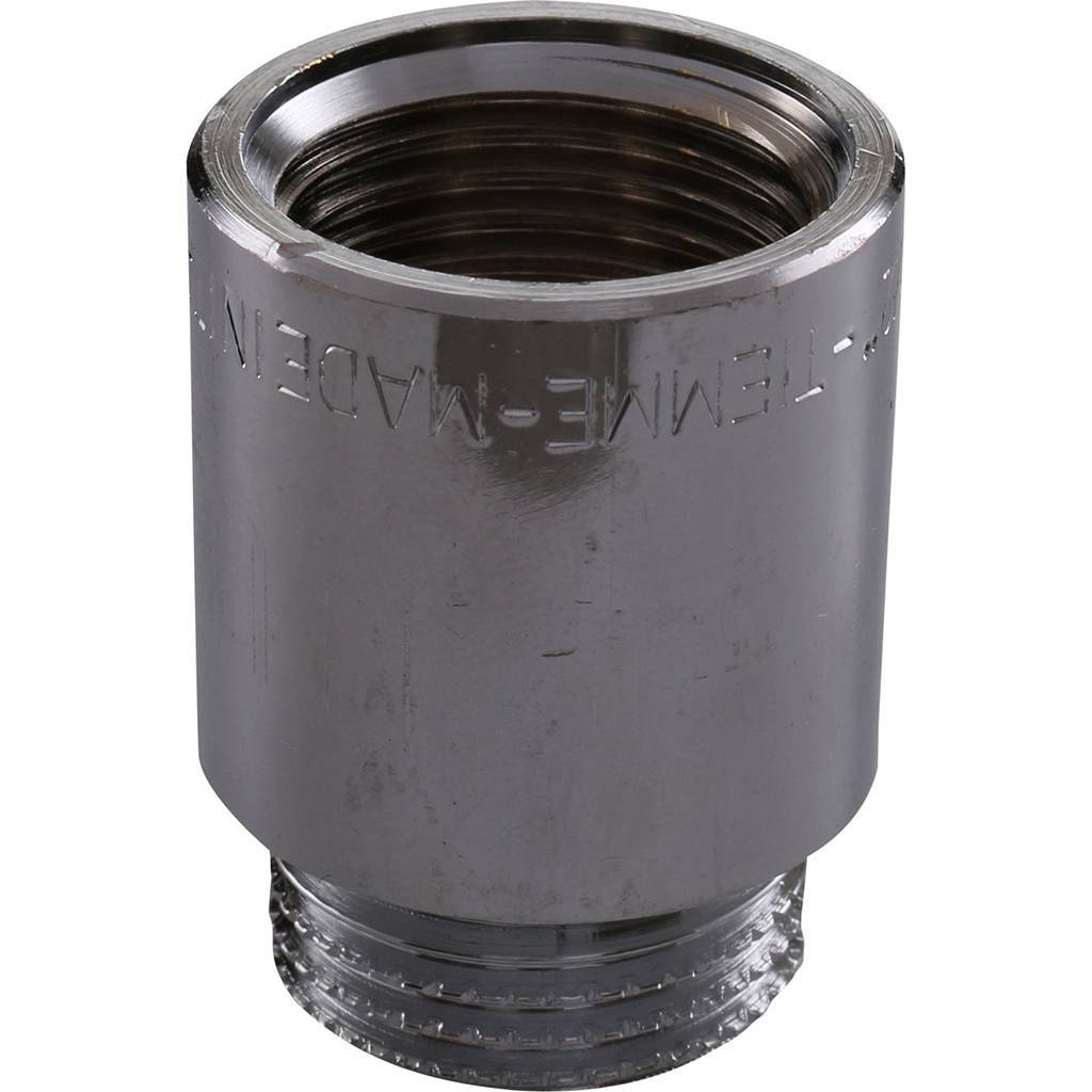Удлинитель резьбовой 1/2" x 25 мм НР-ВР хромированный TIEMME