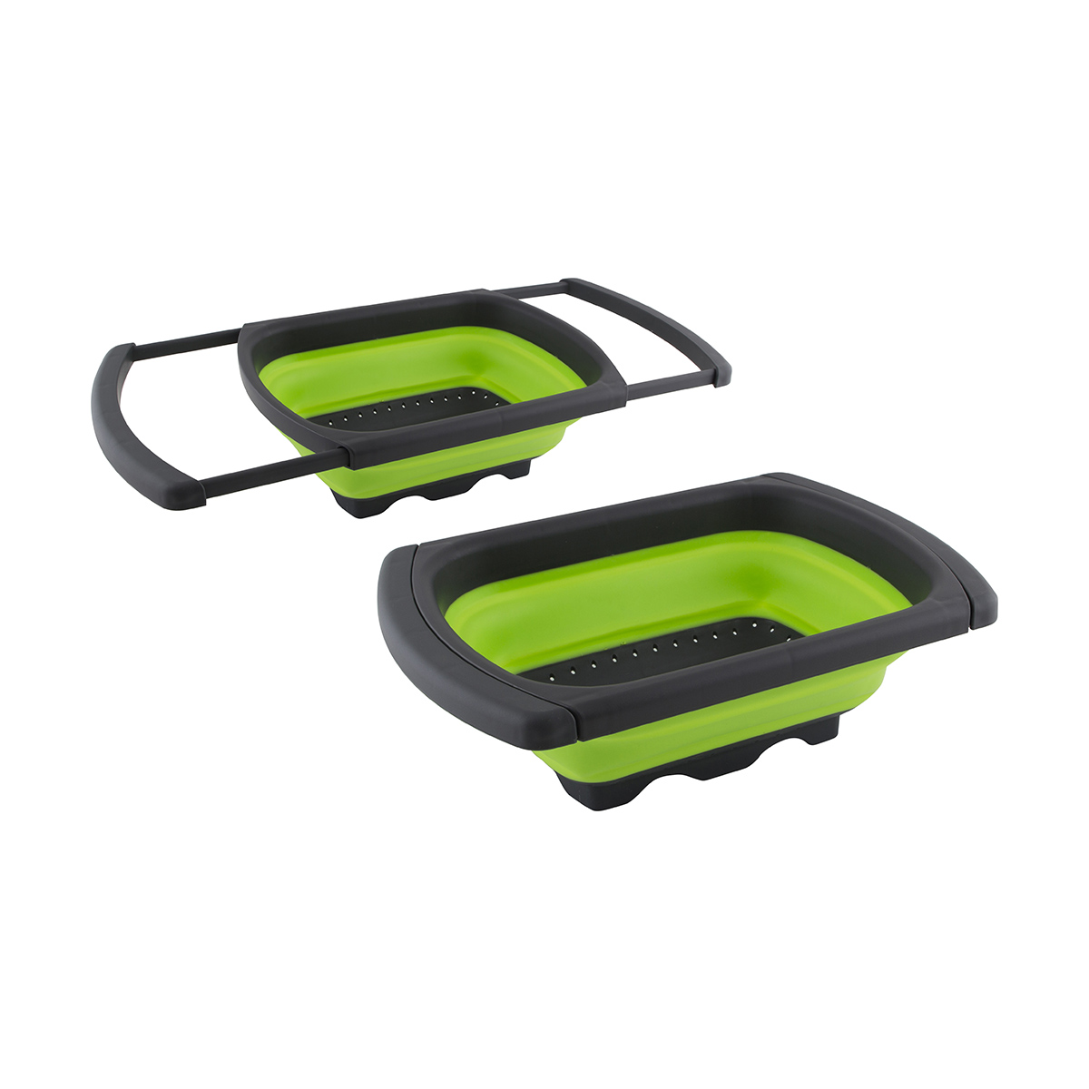 Дуршлаг на раковину "frutti" 60 (38,5)*25*12 см складной, выдвижн. ручки (1/40) "mallony"