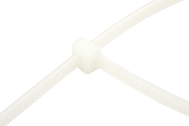 Хомуты нейлон 2,5 х 80 мм (набор 100 шт.), белые (1/10/500) "rexant"  07-0080