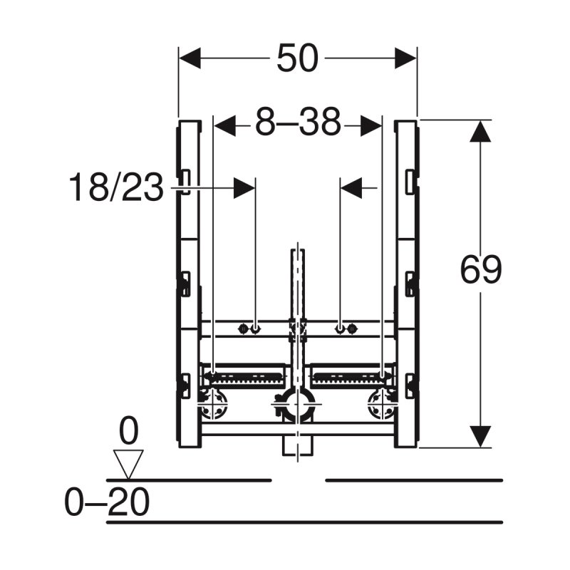 Модуль Geberit GIS для биде