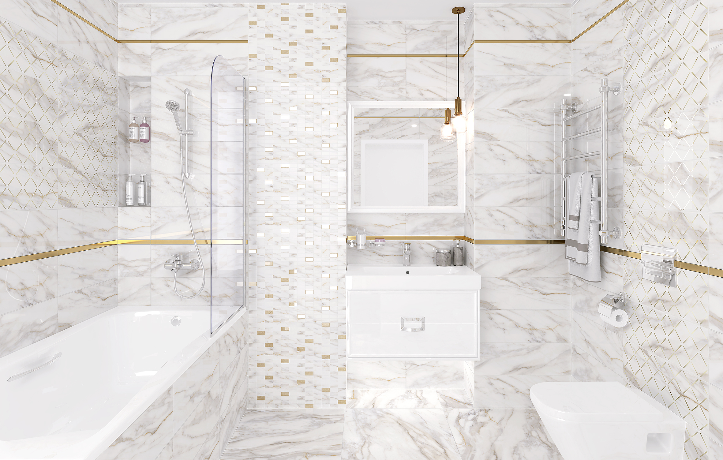 Aragon белый 20x60