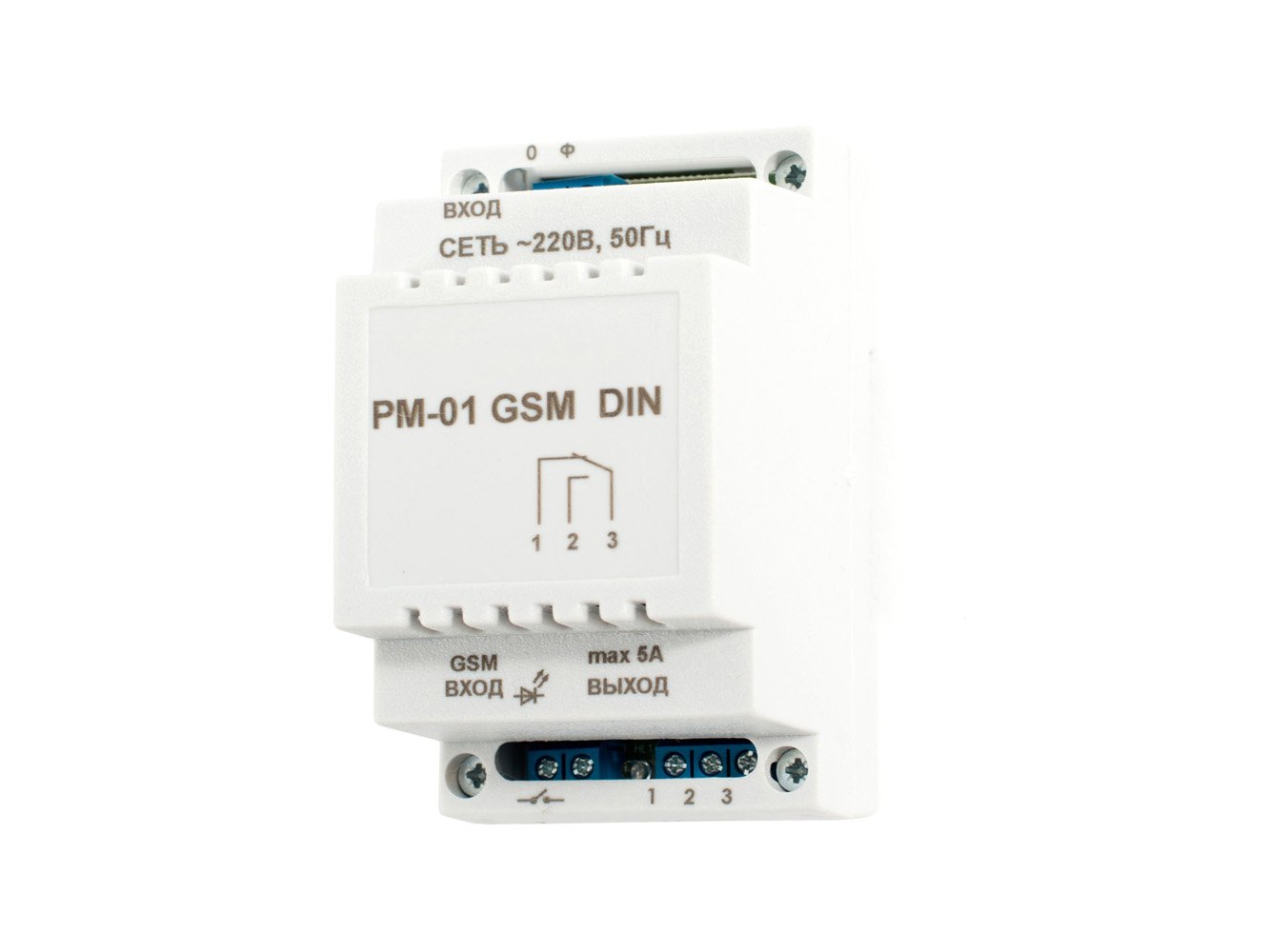 Релейный модуль 220 В 5 А БАСТИОН Teplocom PM-01 GSM