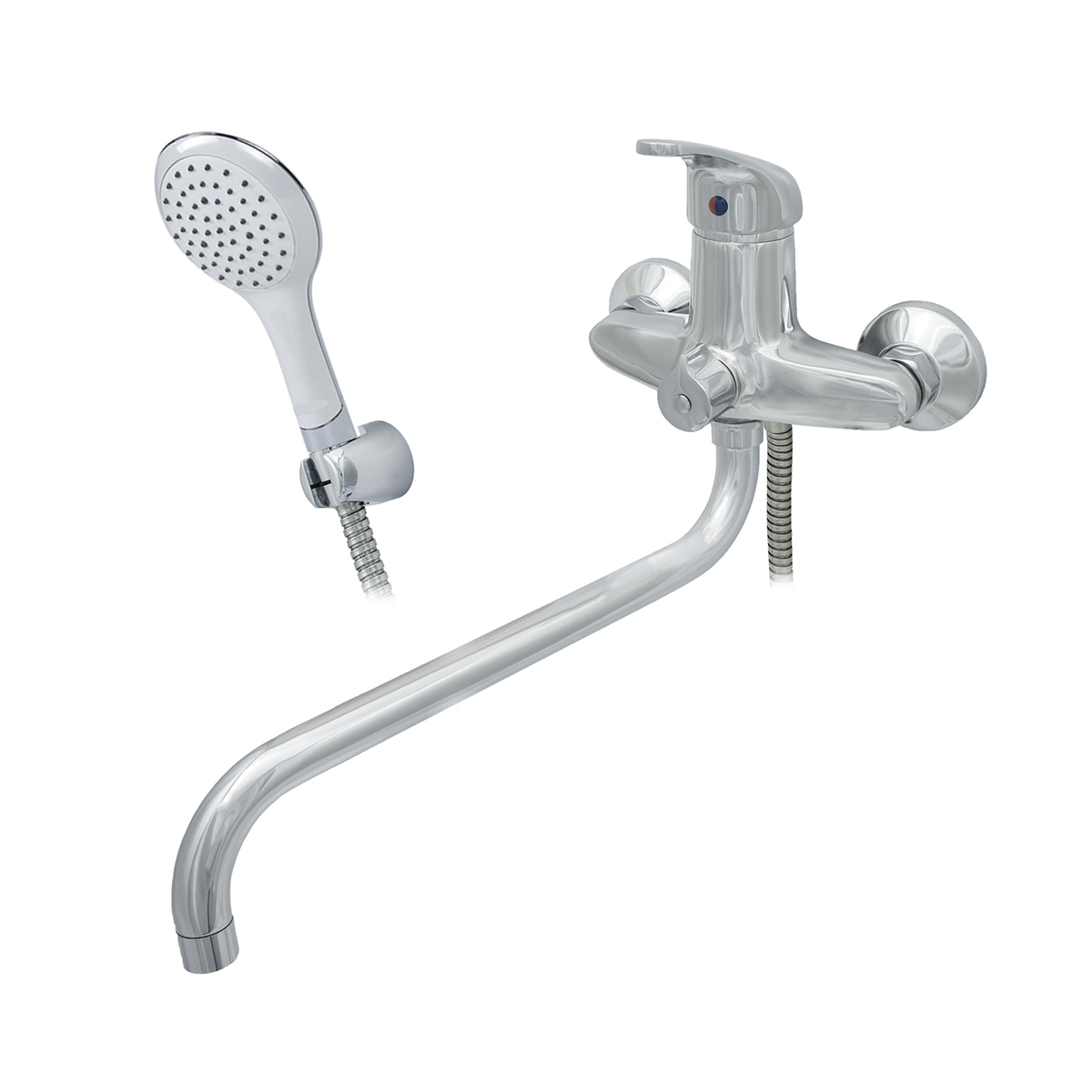 Смеситель для ванн "престиж" цс-см 300-7 d35 м-42 длинный поворотн. излив (1/10)