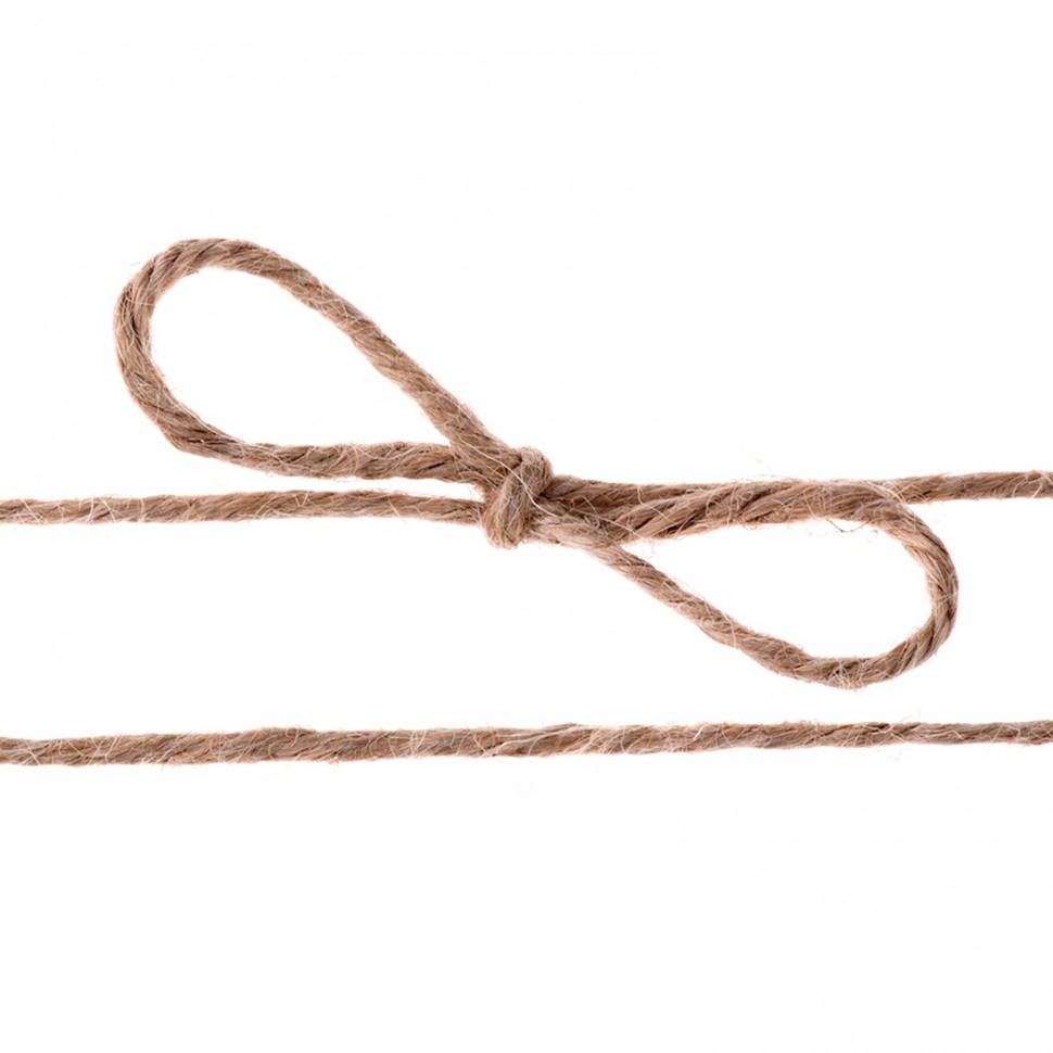 Шпагат джутовый, 2.5 мм, L 60 м, 5-ниточный , Сибртех (93882)